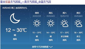 祁县天气预报（祁县天气预报一周）