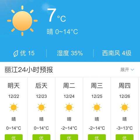 大理丽江天气预报15天查询(丽江22号天气预报) 大理丽江天气预报15天查询(丽江22号天气预报)